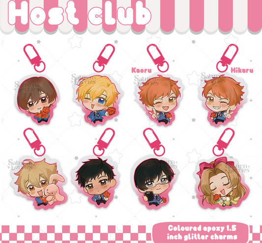 OHSHC Mini Charms | double sided gradient coloured epoxy |