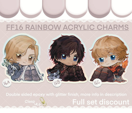 FF16 Rainbow charms Preorder
